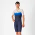 Castelli - costum triatlon cu maneca scurta - Pr 2 Speed Suit - albastru | alb