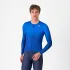 Castelli - tricou ciclism maneca lunga tailored fit cu protectie solara - Upf Long Sleeve Jersey - albastru azzurro