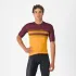 Castelli - tricou ciclism maneca scurta regular fit - Simbolo Jersey - portocaliu | bordo