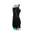 Z3R0D - Costum triatlon fara maneci femei START TTSUIT trisuit - negru albastru gri noisy glitch