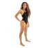 Finis - costum de baie intreg - Openback Solid Color - negru