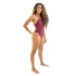 Finis - costum de baie intreg Openback Solid Color - visiniu mov Cabernet