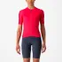 Castelli - tricou ciclism maneca scurta tailored fit - Espresso W Jersey - rosu Hibiscus | gri