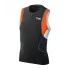 TYR - bluza fara maneci triatlon - Competitor Singlet - negru I albastru I portocaliu