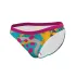 Z3R0D - slip Costum baie femei two pieces - rosu galben albastru Expressive Resort
