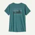 Patagonia - tricou - W Capilene Cool Daily Graphic - Albastru