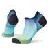Smartwool - sosete sport femei Run Ombre Print Zero Cushion Low Ankle socks - albastru verde negru