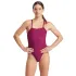 Finis - Costume de baie intreg pentru femei - Skinback Solid - albastru blueberry