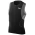 TYR - bluza fara maneci triatlon - Competitor Singlet - negru I albastru I portocaliu