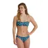 Arena - costum inot femei 2 piese - Bikini Bandeau Allover - Asphalt I Multi