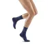 CEP - sosete compresie medii - pinstripe socks running mid cut W - blue