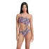 Arena - costum inot femei intreg - Logotype Swimsuit Single Shoulder - White Multi-Black